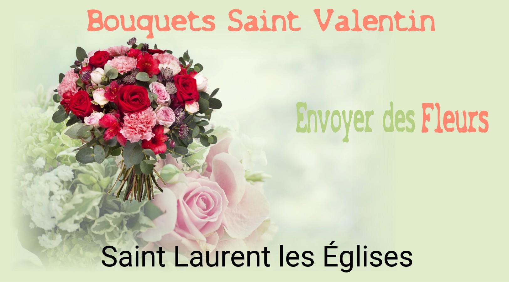 Roses de Saint-Valentin livrées à Saint-Laurent-les-Églises